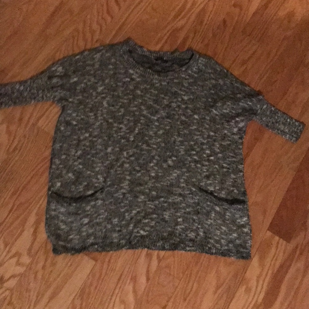 Oversized tunic sweater